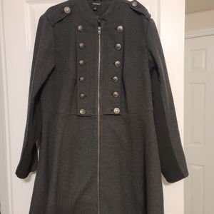 Grey Military Jacket